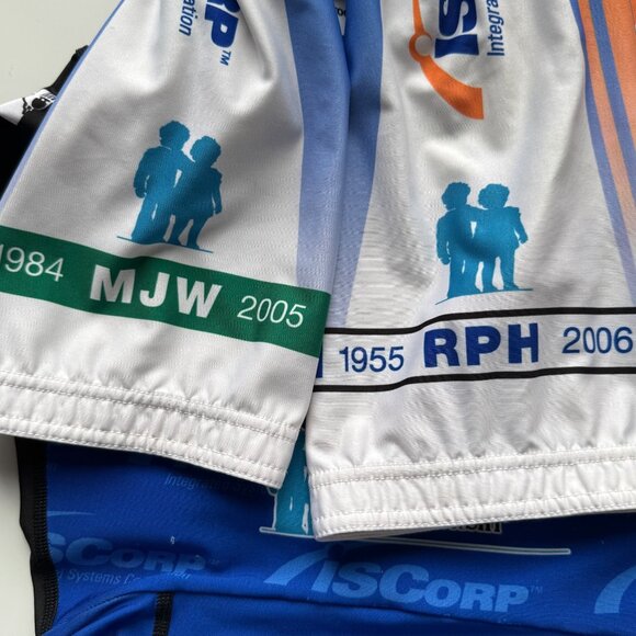 Louis Garneau Cycling Suit White/Blue Performance Fit Style Vintage Mens Size M - Picture 6 of 9